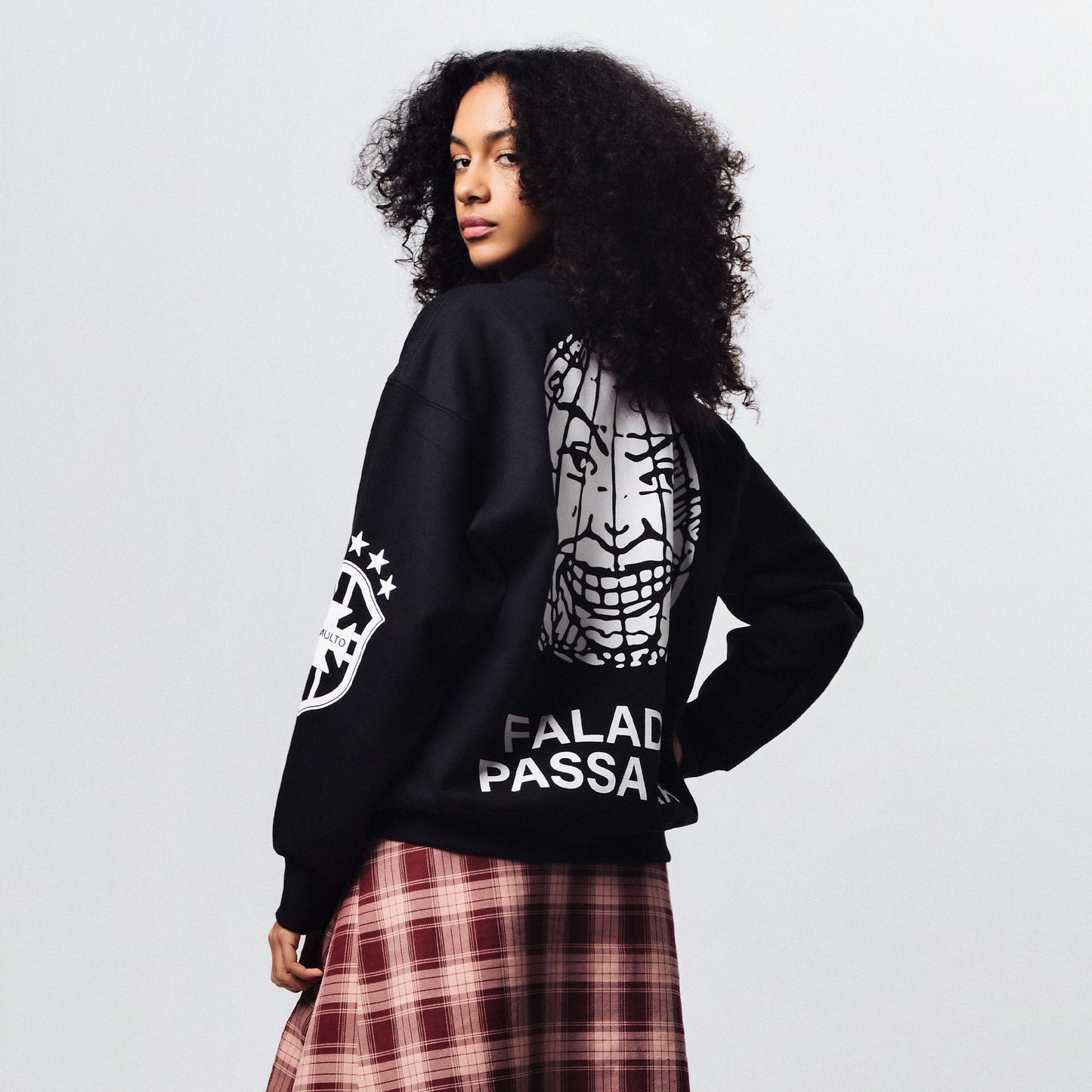 Moletom Crewneck Falador Preto