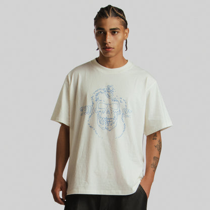 Camiseta Caveira Off-white