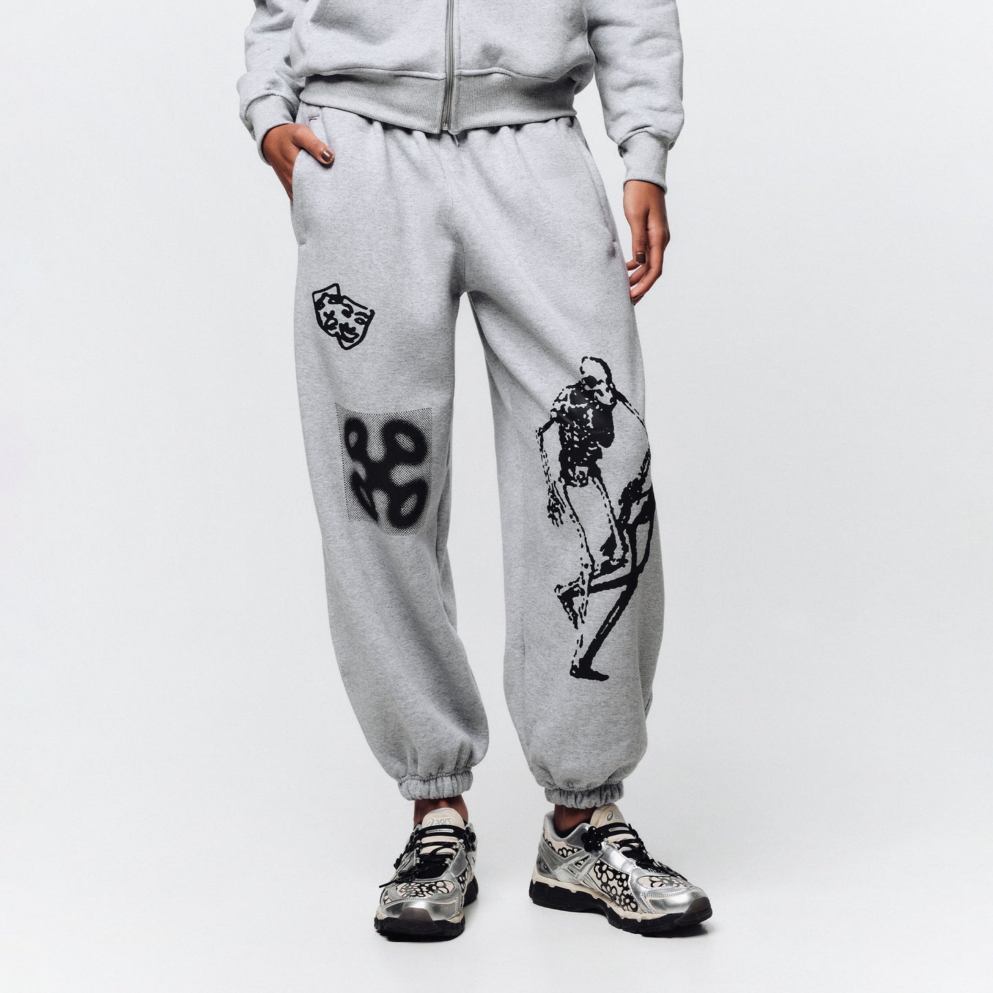 Calça de Moletom Mescla