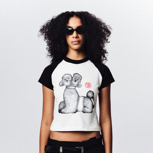 Baby Tee Raglan Siamês